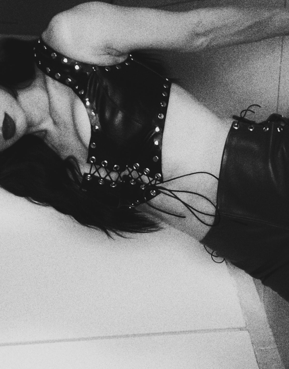 DORA LEATHER BRALETTE