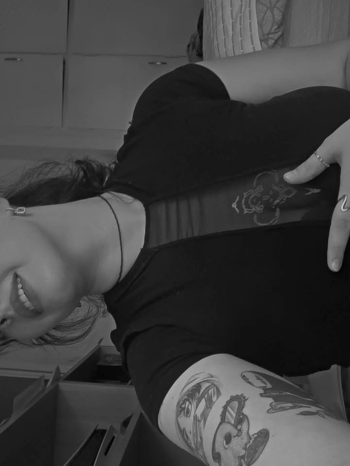 DERAS LOGO MESH T-SHIRT BLACK