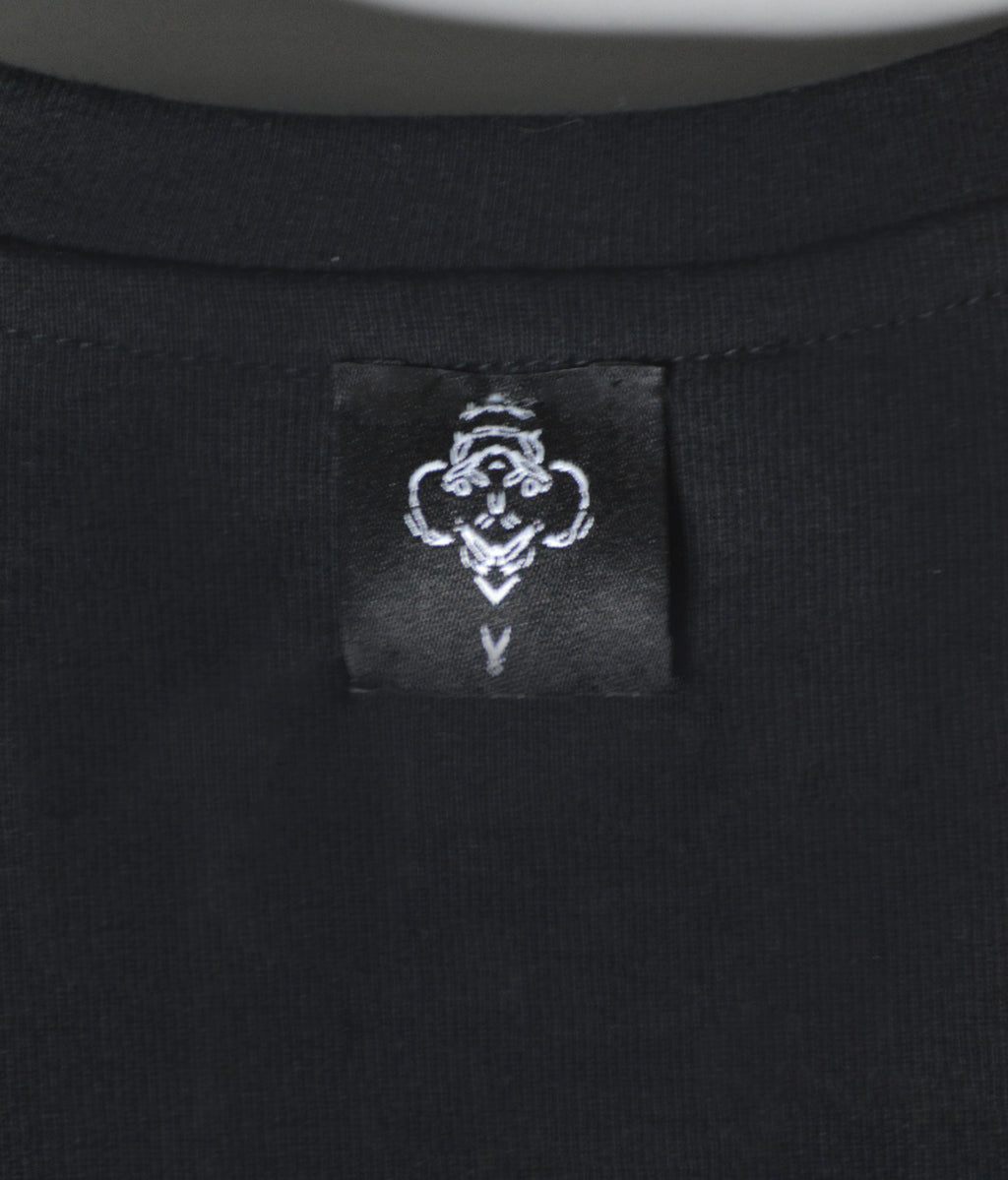 DERAS LOGO MESH T-SHIRT BLACK
