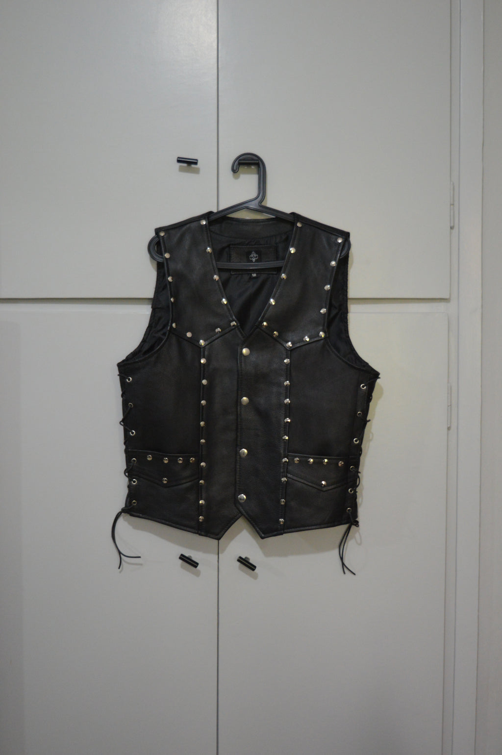 LEATHER VEST MEN'S