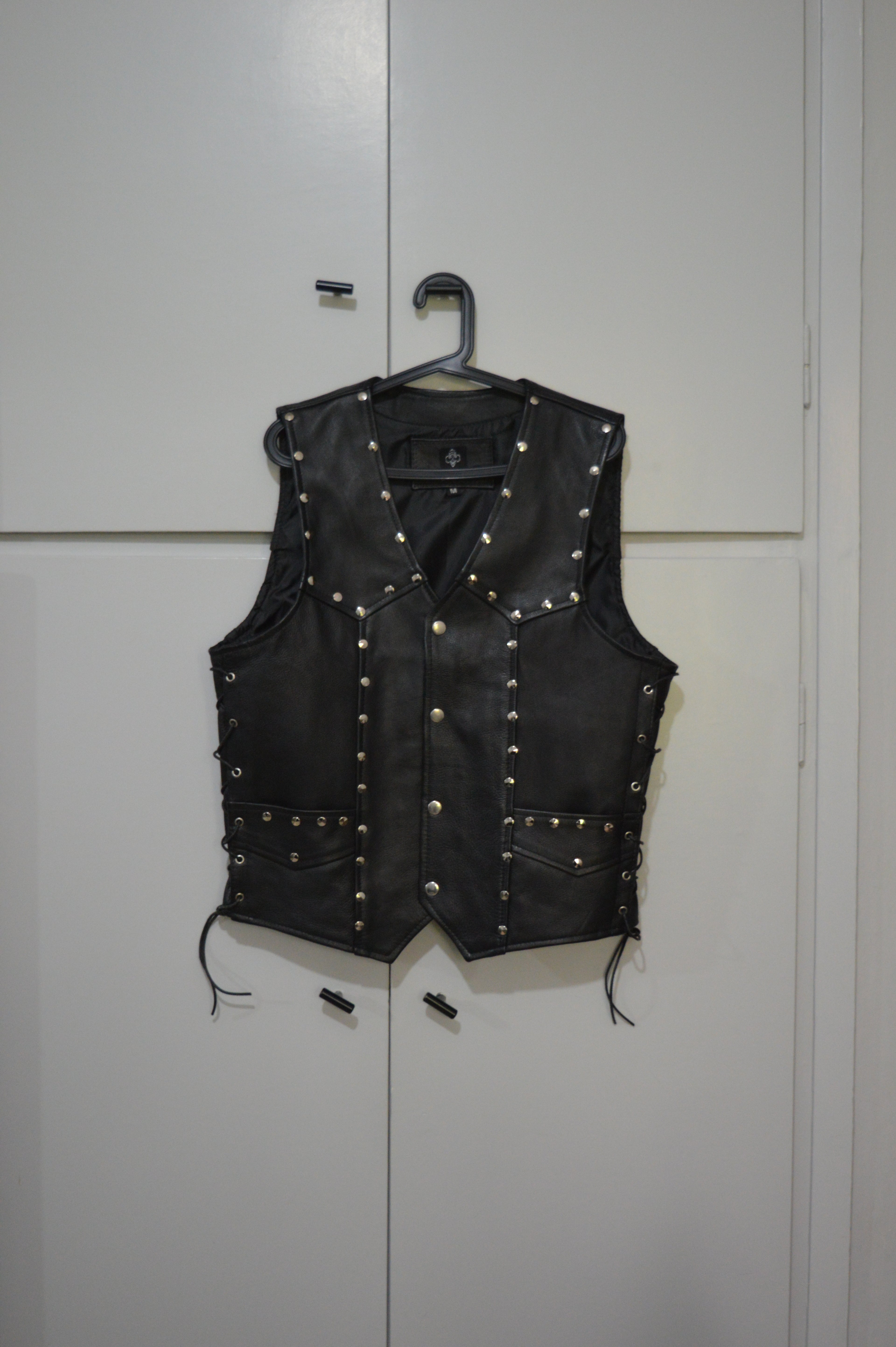 LEATHER VEST MEN'S