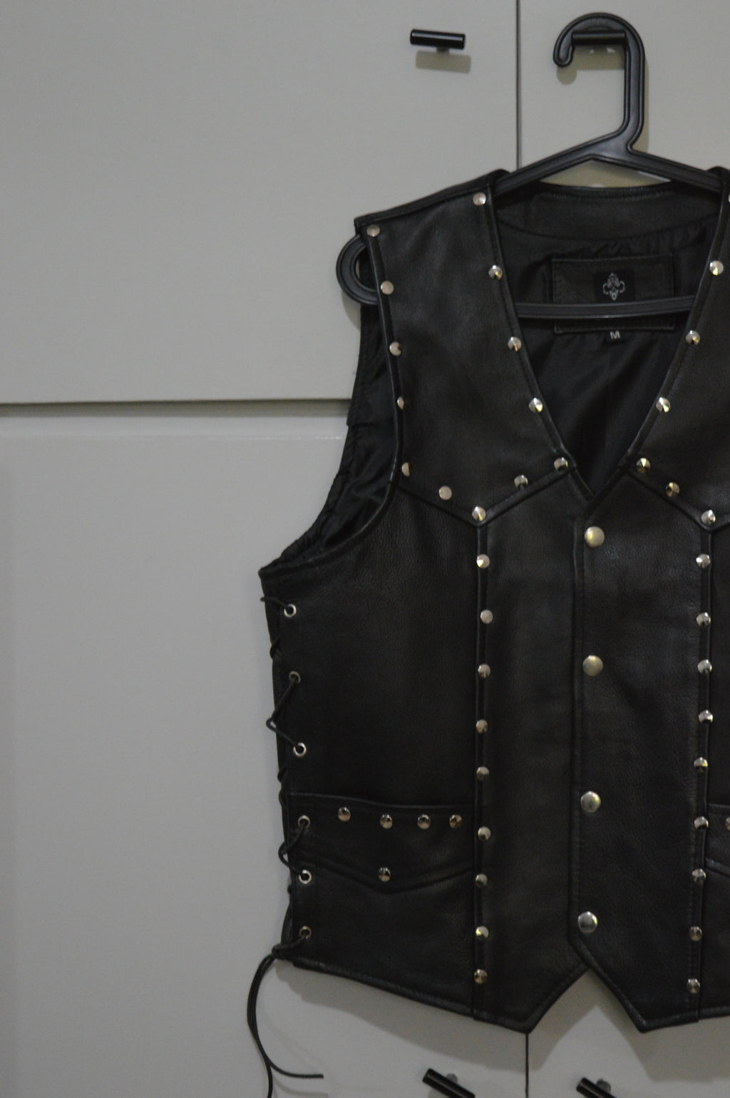 LEATHER VEST MEN'S
