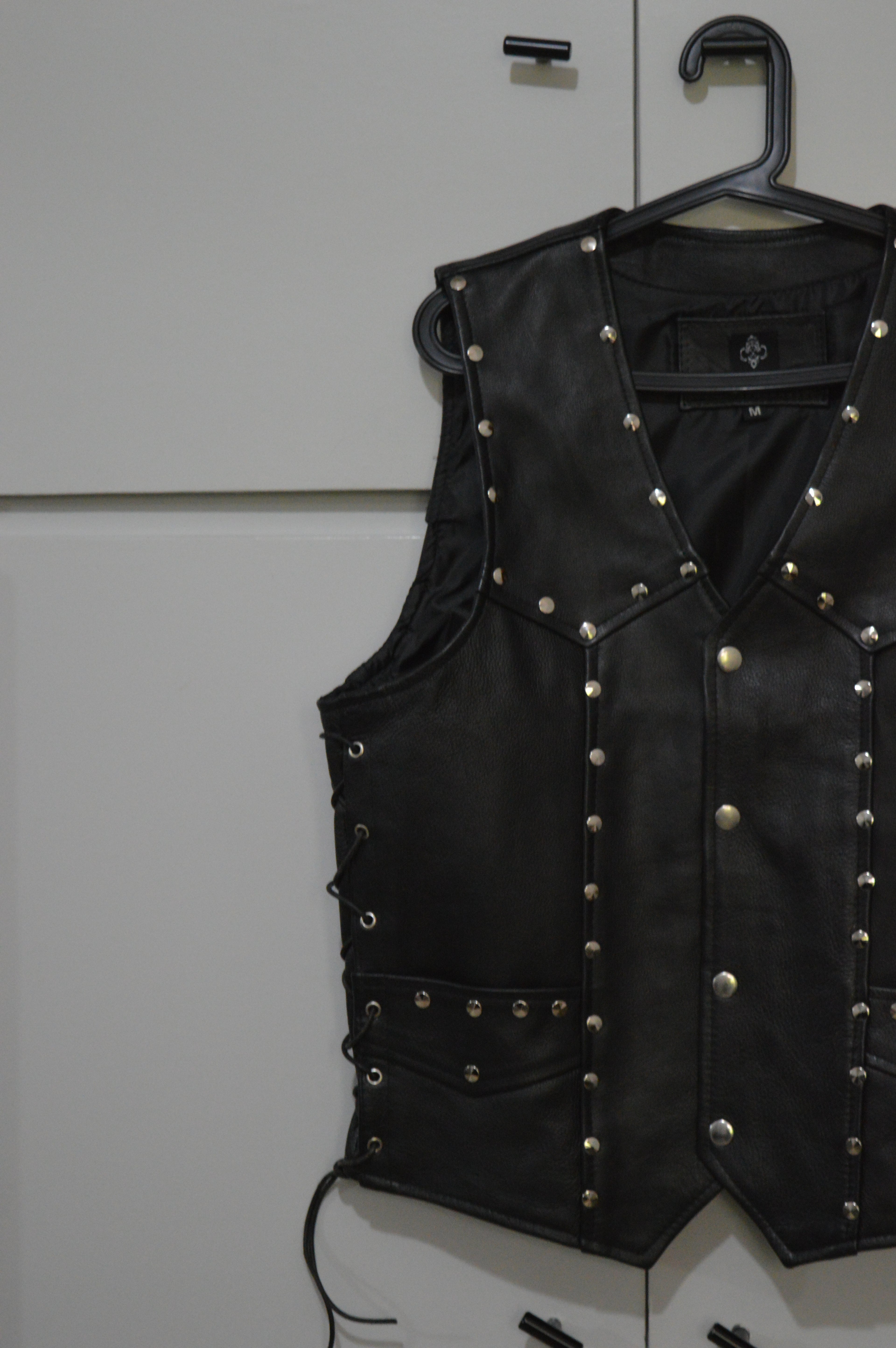 LEATHER VEST MEN'S
