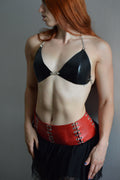 DERAS LEATHER TOP