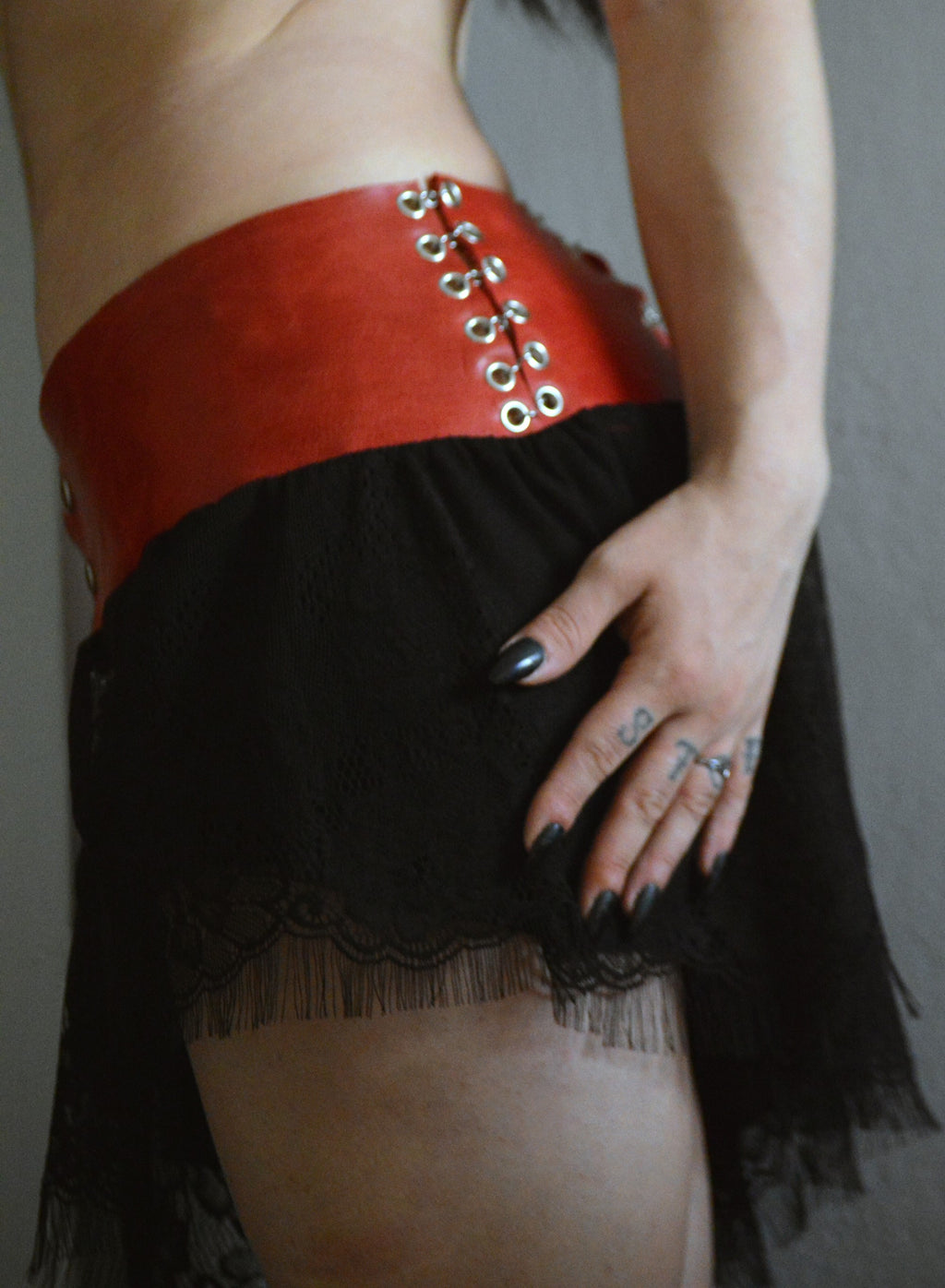 LEATHER SKIRT. LIMITED TO 1 PIECE
