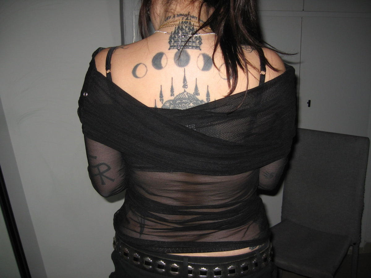 SAMPLE MESH BLOUSE
