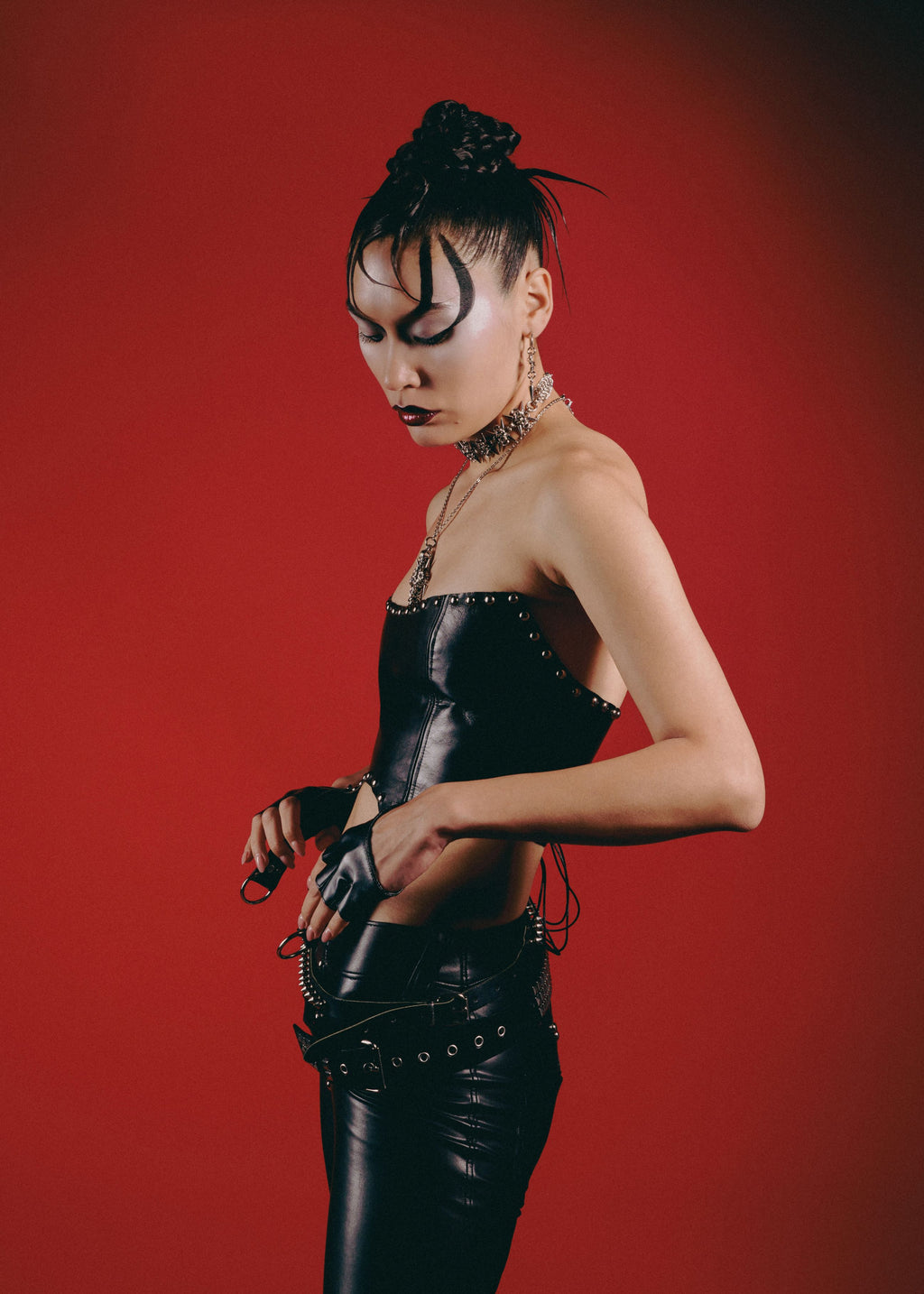 AMELIA FAUX LEATHER PANTS