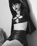 Hand knitted bralette 1 piece